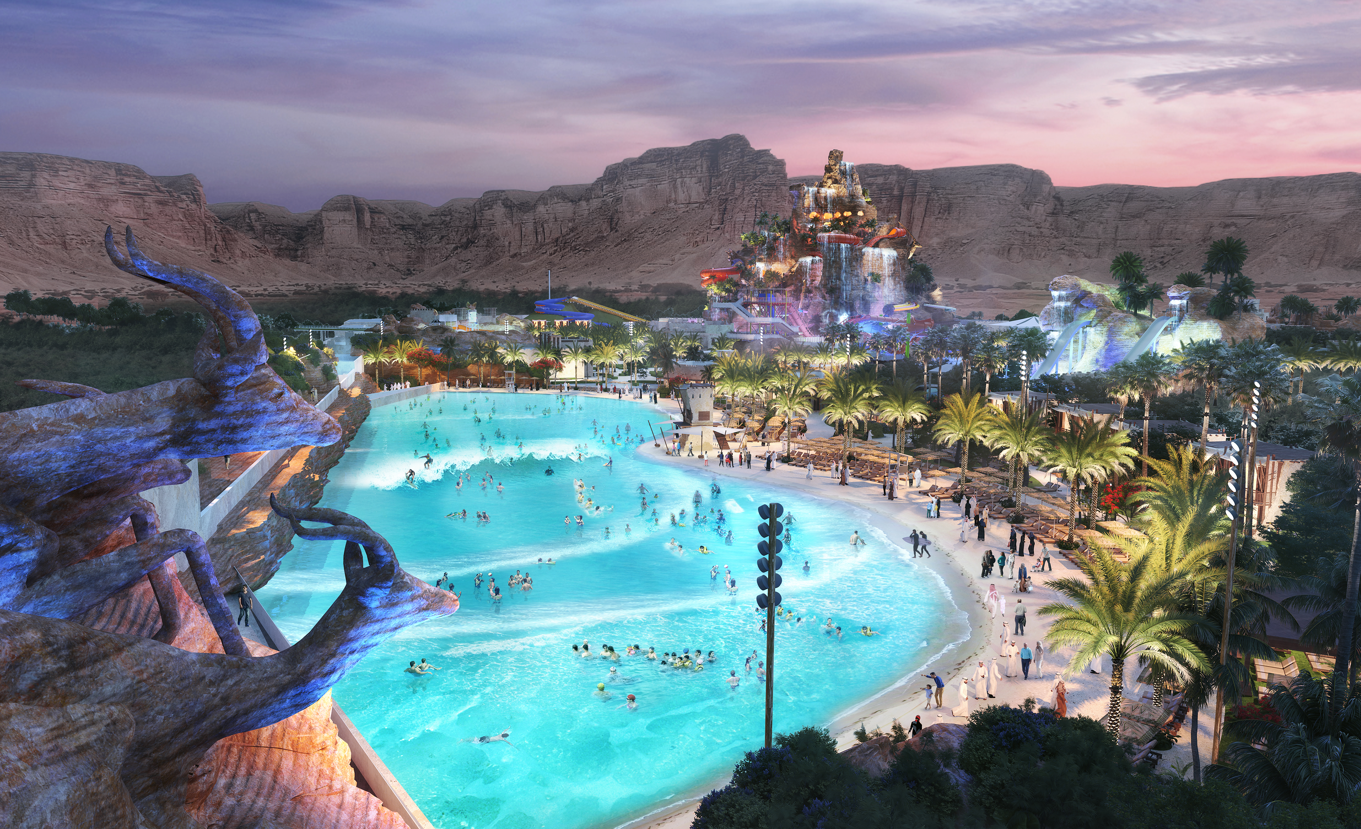El Seif Successfully Completes and Hands Over Qiddiya Aquarabia Water Theme Park